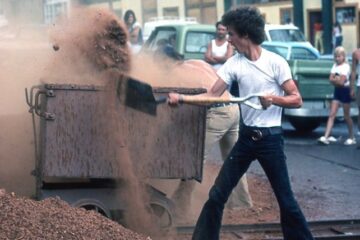 Drilling Mucking Competition shoveling