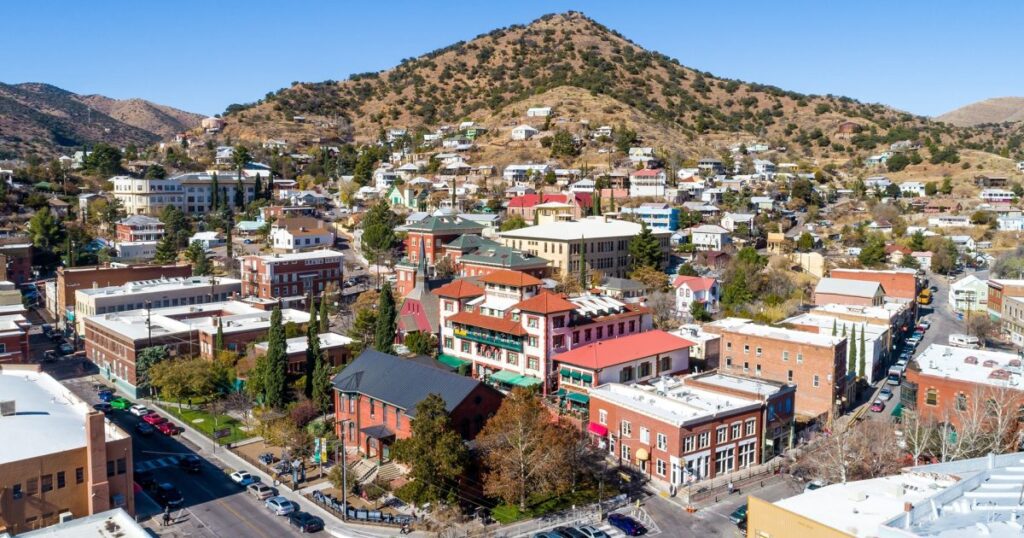 Bisbee overview of Main Street