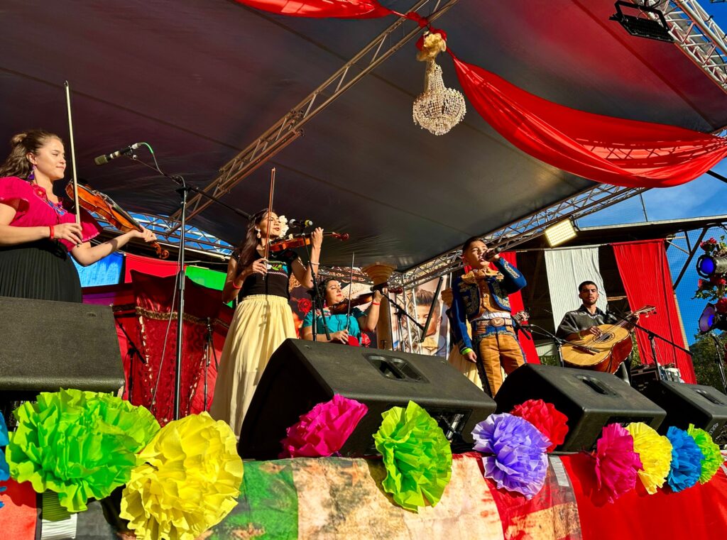 Mariachi Festival performers on stage