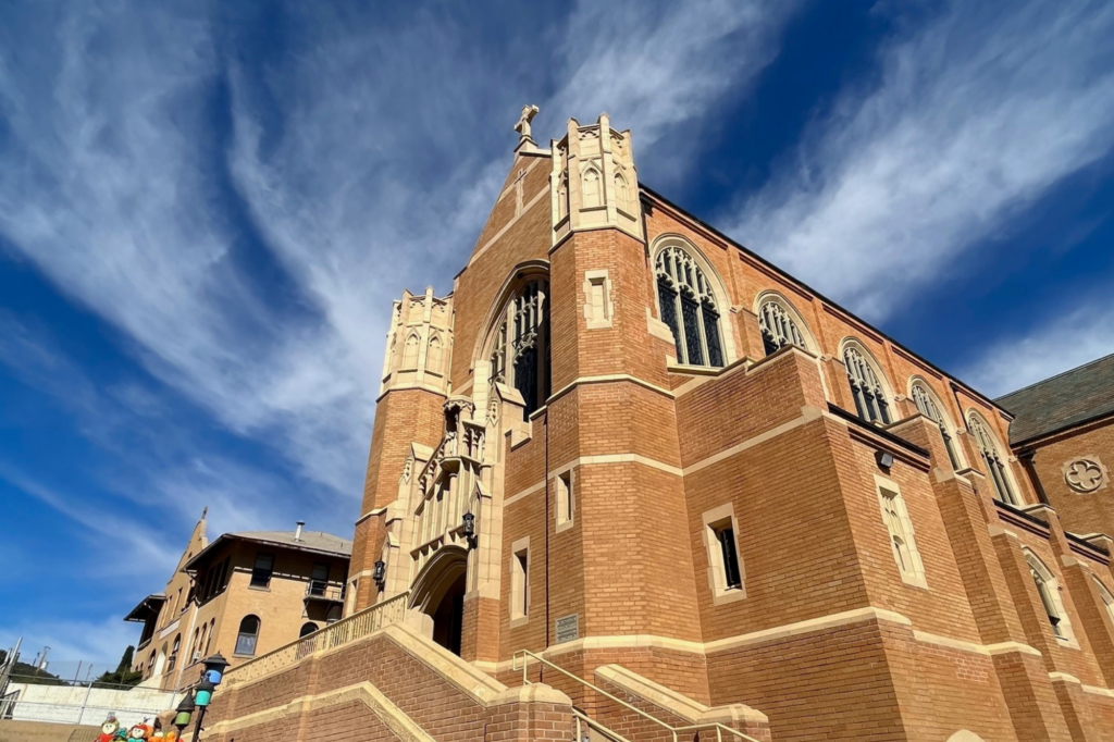 st patricks church pretty sky