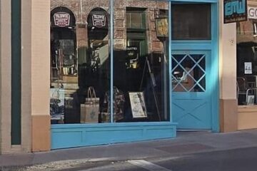 EMW blue storefront on Main