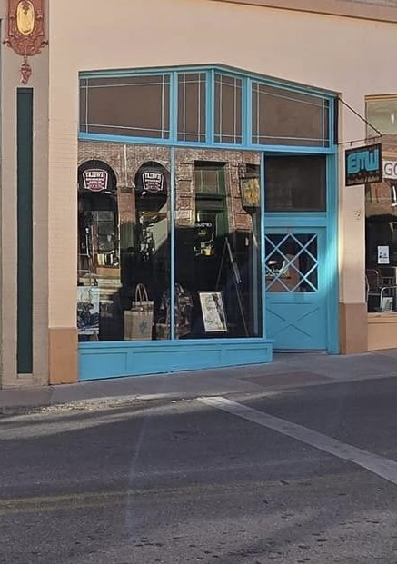 EMW blue storefront on Main