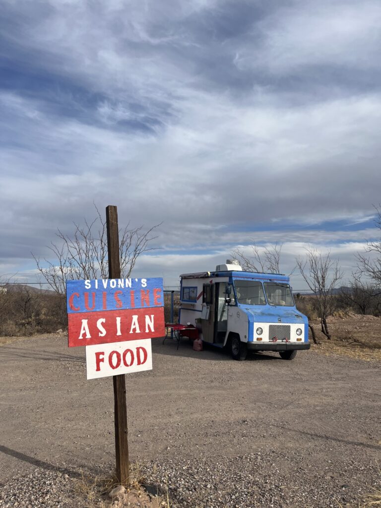 Sivonn food truck and sign
